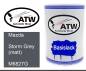 Preview: Mazda, Storm Grey (matt), M6827G: 500ml Lackdose, von ATW Autoteile West.